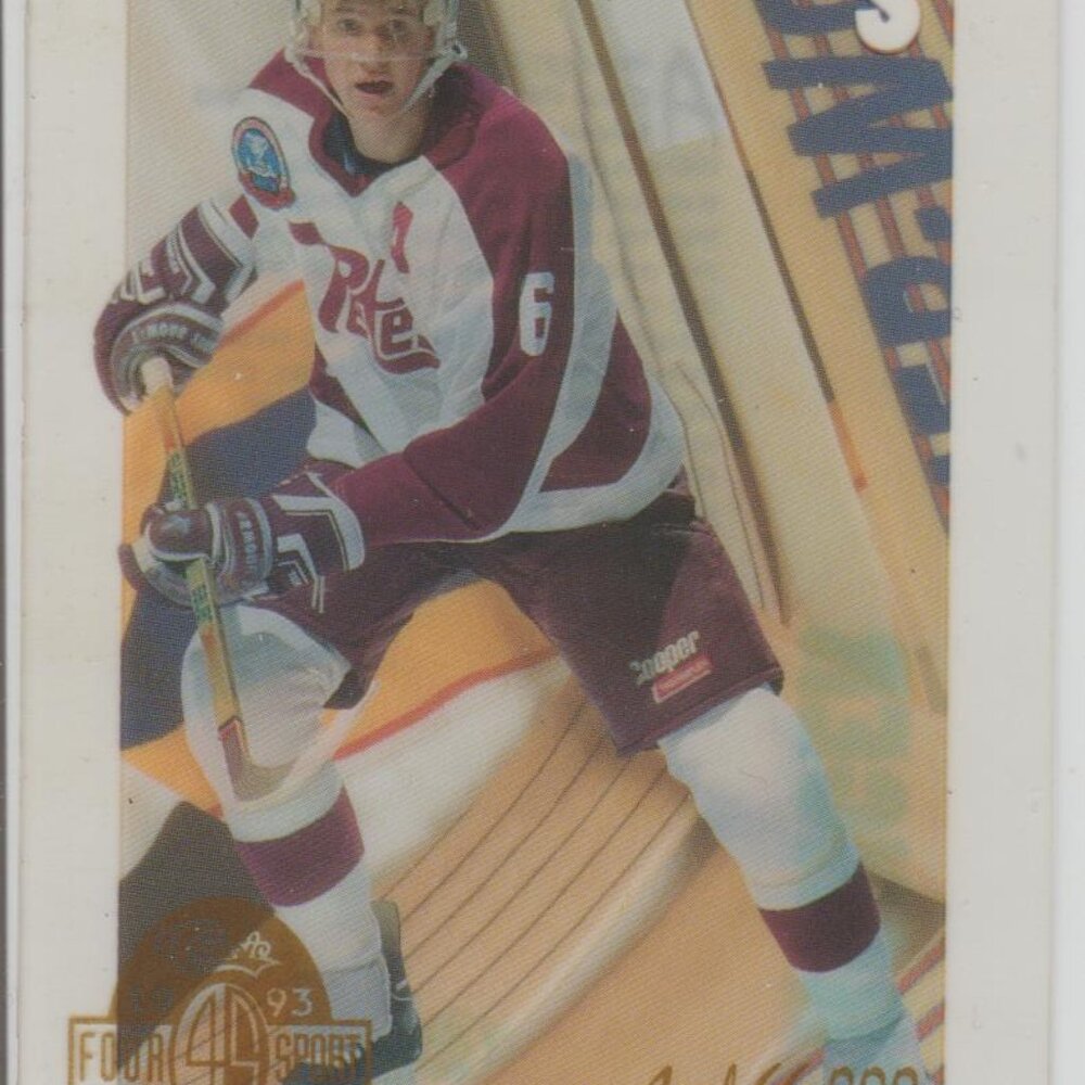 RARE Chris Pronger 1993 Classic Four Sport Collection Acetate Card (Clear)